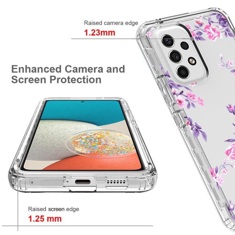 Cover Samsung Galaxy A53 5G Fiori Senza Soluzione Di Continuità