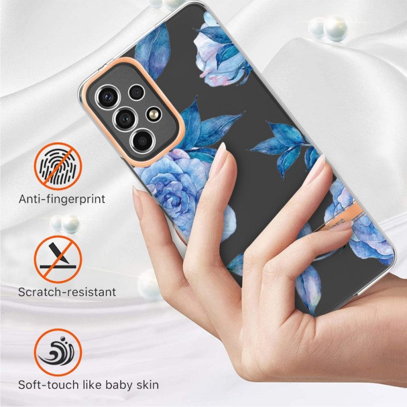 Cover Samsung Galaxy A53 5G Floreale Senza Soluzione Di Continuità