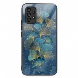 Cover Samsung Galaxy A53 5G Foglie Di Ginkgo In Vetro Temperato