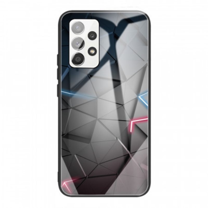 Cover Samsung Galaxy A53 5G Geometria In Vetro Temperato