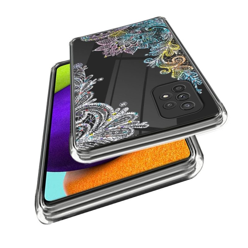 Cover Samsung Galaxy A53 5G Mandala Di Pizzo Senza Cuciture