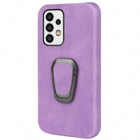 Cover Samsung Galaxy A53 5G Porta Anelli Effetto Pelle