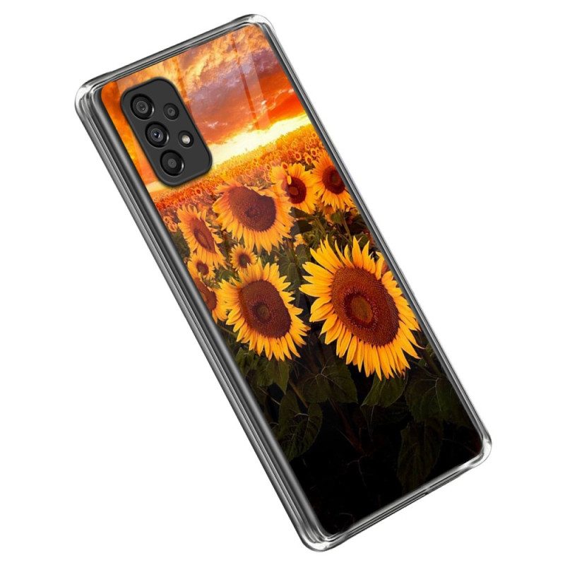 Cover Samsung Galaxy A53 5G Variazione Floreale