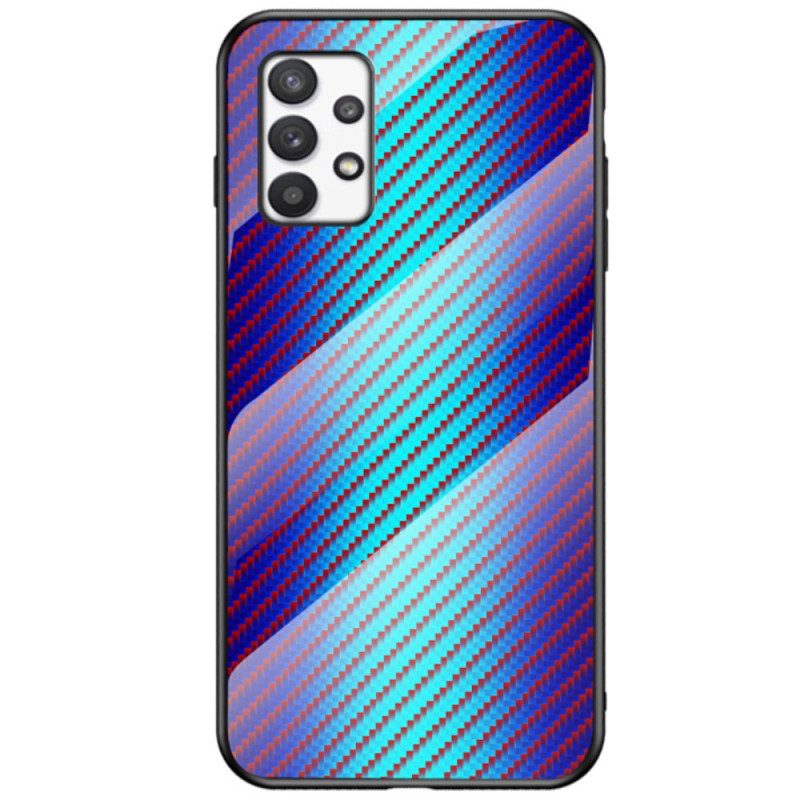 Cover Samsung Galaxy A53 5G Vetro Temperato In Fibra Di Carbonio