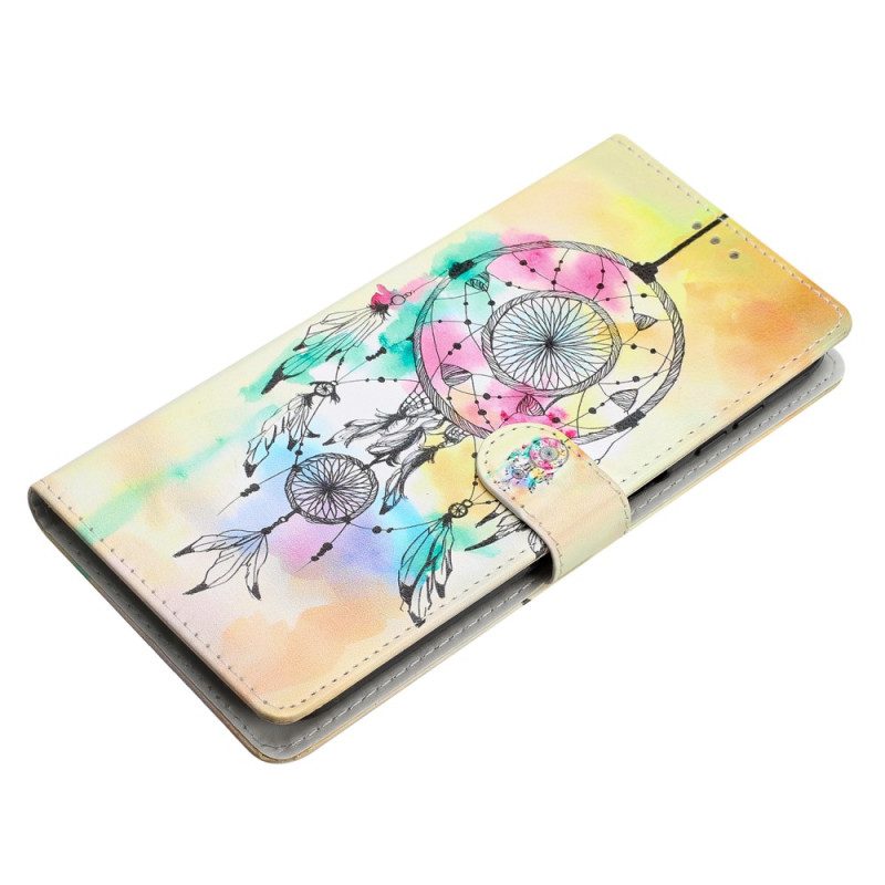 Custodia in pelle Samsung Galaxy A53 5G Acchiappasogni Artistico