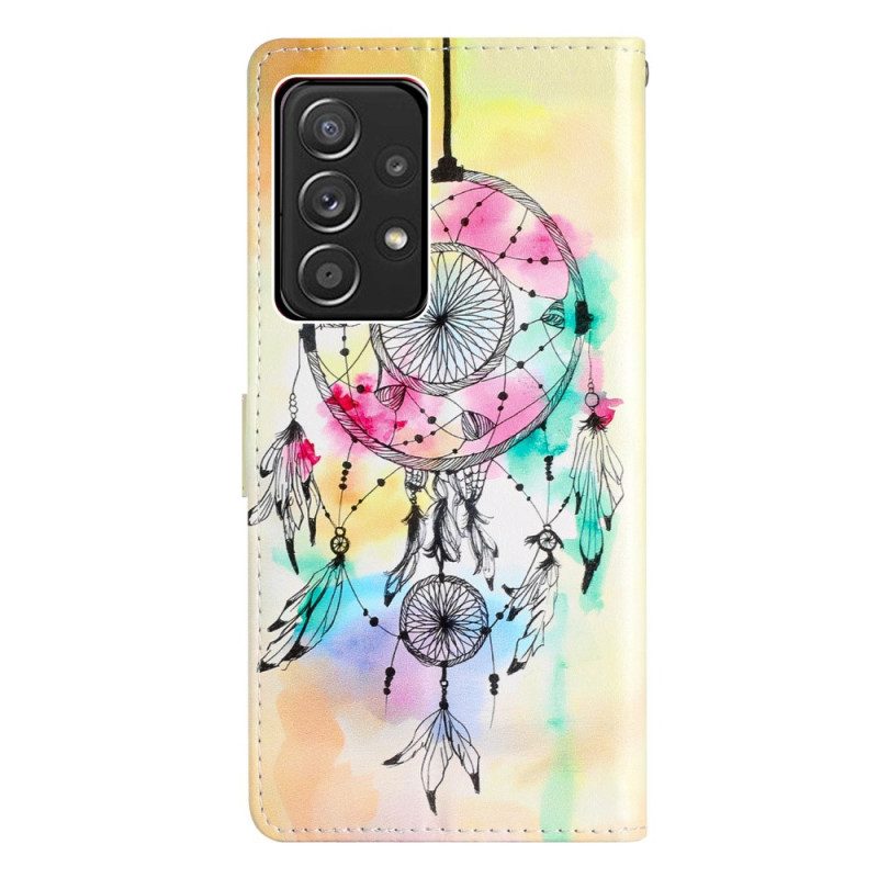 Custodia in pelle Samsung Galaxy A53 5G Acchiappasogni Artistico