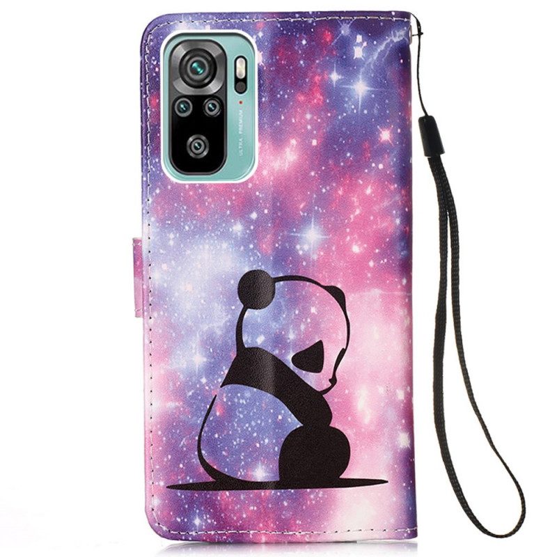 Custodia in pelle Samsung Galaxy A53 5G Galassia Panda