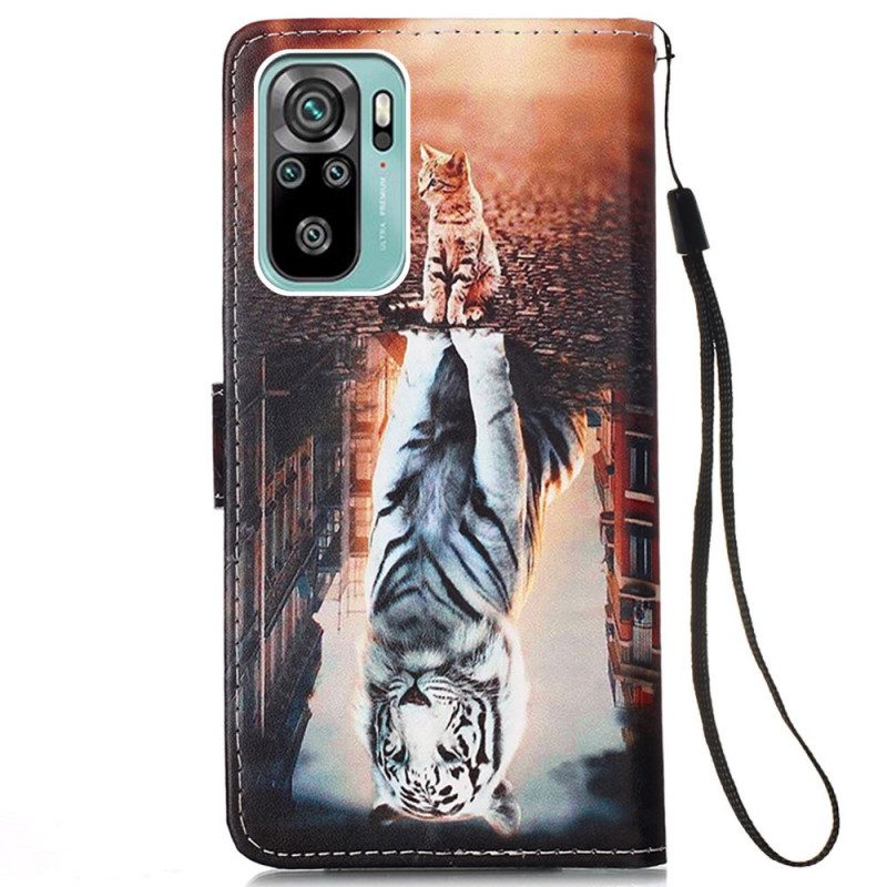 Custodia in pelle Samsung Galaxy A53 5G Gattino