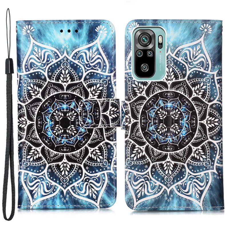 Custodia in pelle Samsung Galaxy A53 5G Mandala Nel Cielo