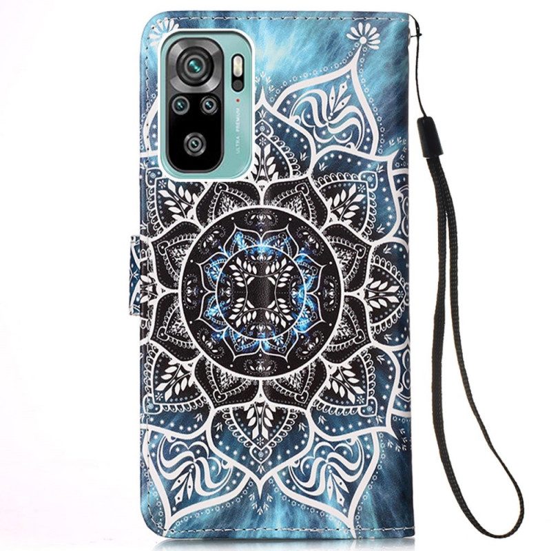 Custodia in pelle Samsung Galaxy A53 5G Mandala Nel Cielo