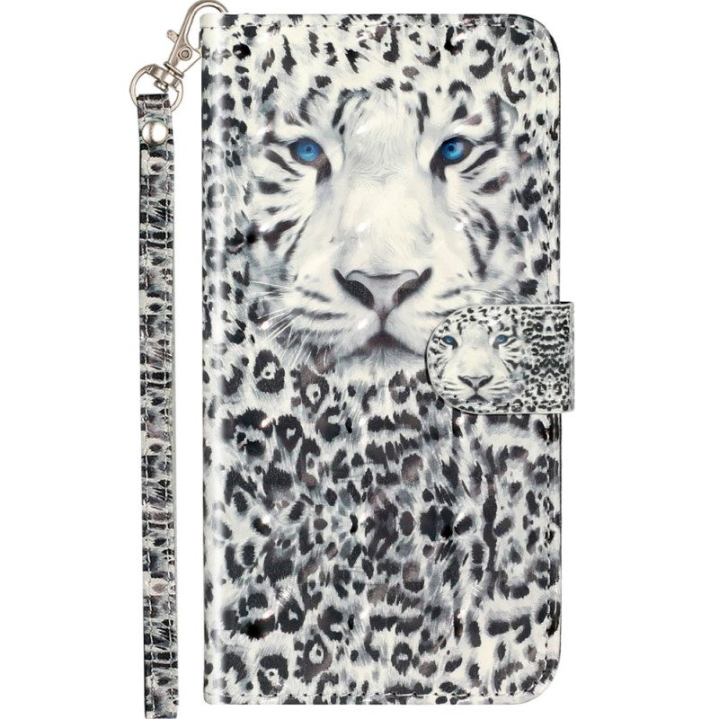 Custodia in pelle Samsung Galaxy A53 5G Perizoma Tigre