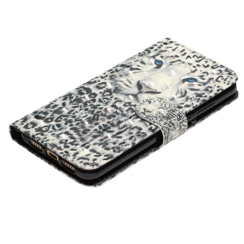 Custodia in pelle Samsung Galaxy A53 5G Perizoma Tigre