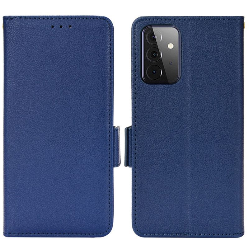 Folio Cover Samsung Galaxy A53 5G Custodia in pelle Flap Doppio Nuovi Colori