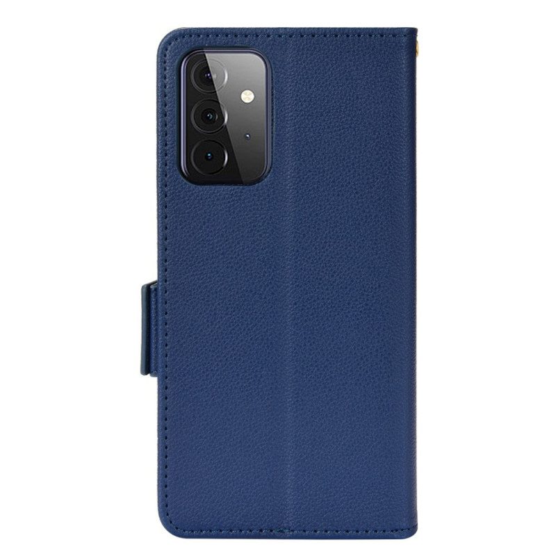 Folio Cover Samsung Galaxy A53 5G Custodia in pelle Flap Doppio Nuovi Colori