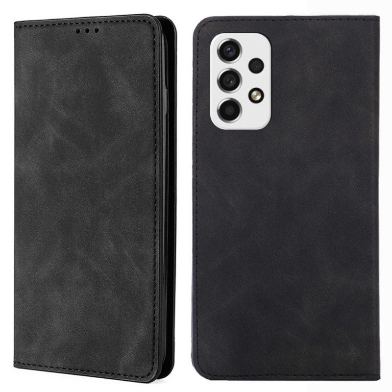 Folio Cover Samsung Galaxy A53 5G Custodia in pelle Stile Retrò In Pelle