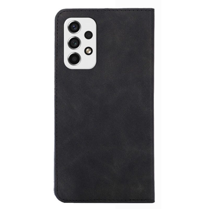 Folio Cover Samsung Galaxy A53 5G Custodia in pelle Stile Retrò In Pelle