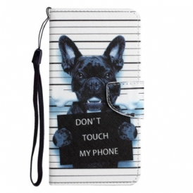 Folio Cover Samsung Galaxy A53 5G Il Cane Non Tocca Con Il Cordino