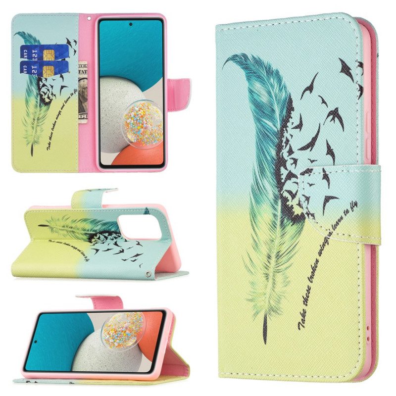 Folio Cover Samsung Galaxy A53 5G Impara A Volare