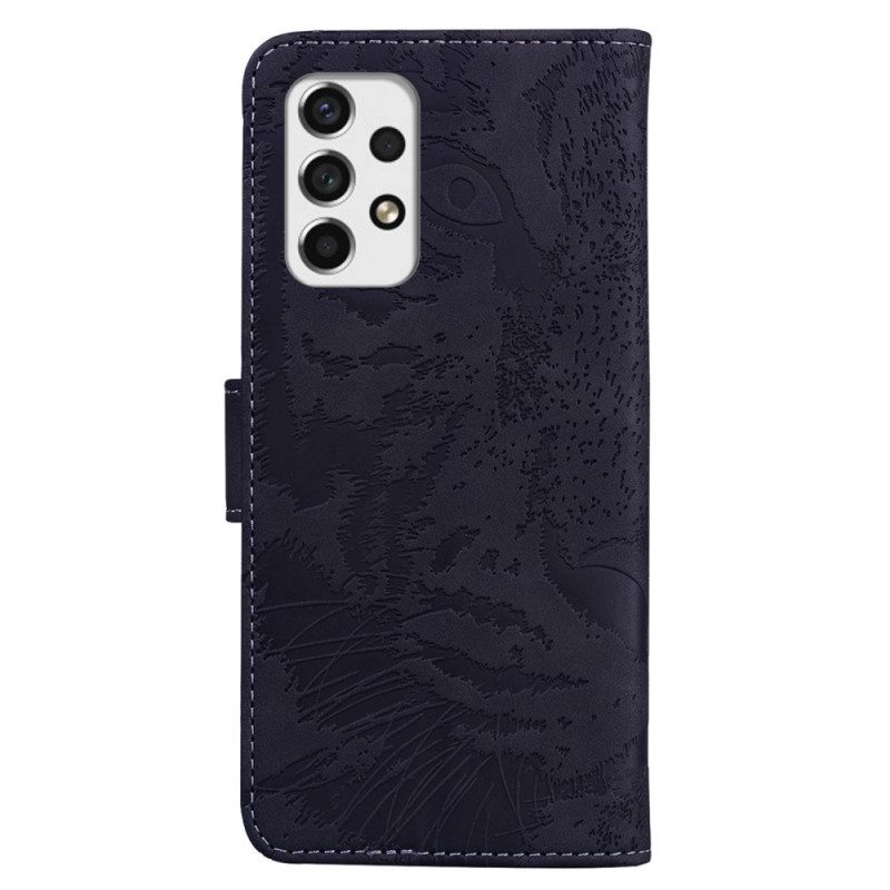 Folio Cover Samsung Galaxy A53 5G Impronta Di Tigre