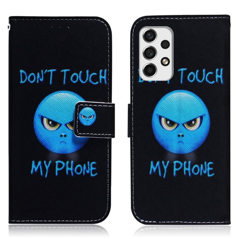 Folio Cover Samsung Galaxy A53 5G Telefono Emoji