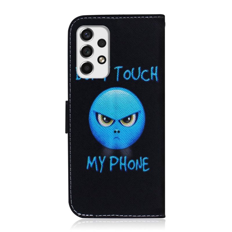 Folio Cover Samsung Galaxy A53 5G Telefono Emoji