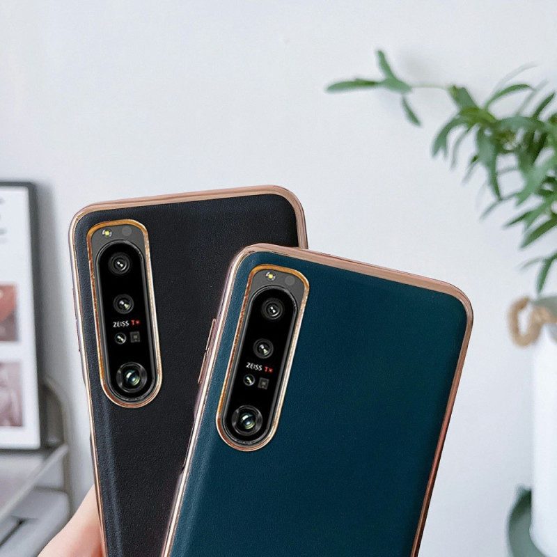 Cover Sony Xperia 1 IV Colore Vera Pelle