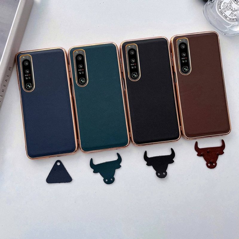 Cover Sony Xperia 1 IV Colore Vera Pelle