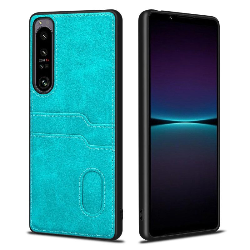 Cover Sony Xperia 1 IV Doppio Titolare Della Carta