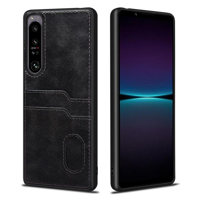 Cover Sony Xperia 1 IV Doppio Titolare Della Carta