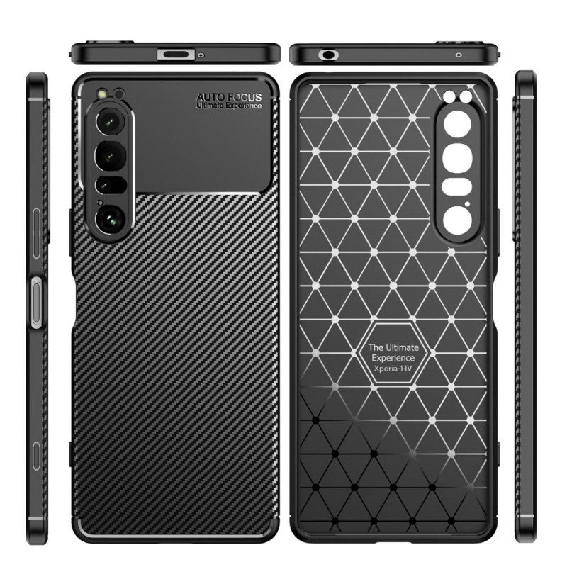 Cover Sony Xperia 1 IV Fibra Di Carbonio