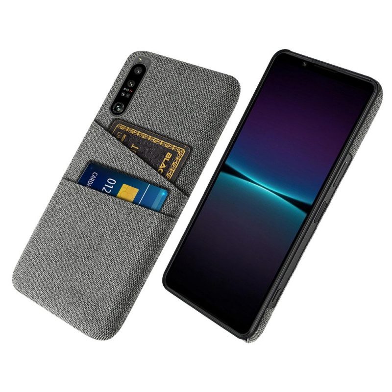 Cover Sony Xperia 1 IV Panno Porta Carte