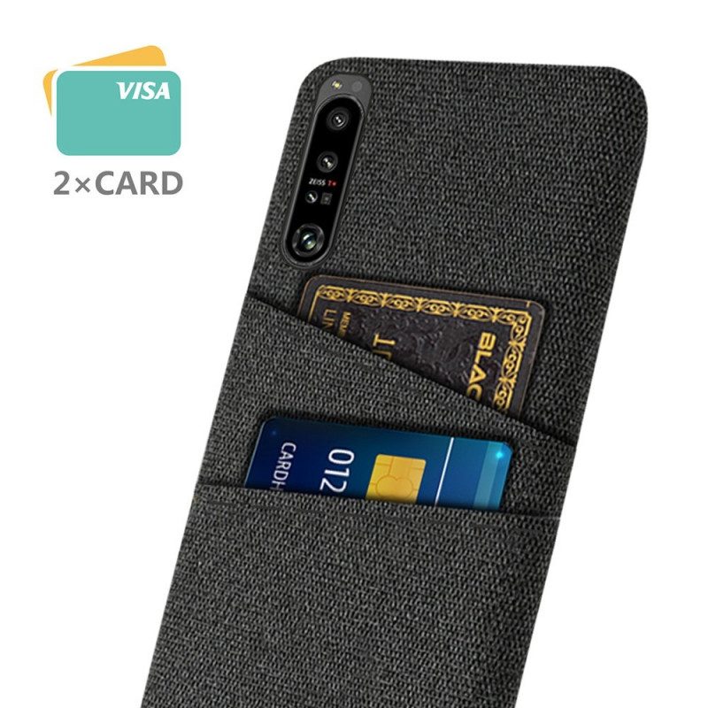 Cover Sony Xperia 1 IV Panno Porta Carte