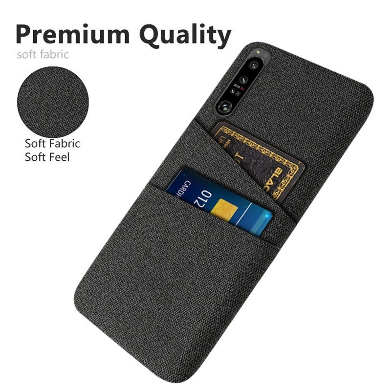 Cover Sony Xperia 1 IV Panno Porta Carte