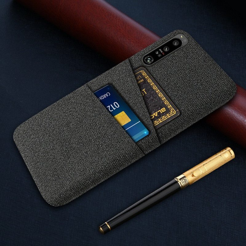 Cover Sony Xperia 1 IV Panno Porta Carte