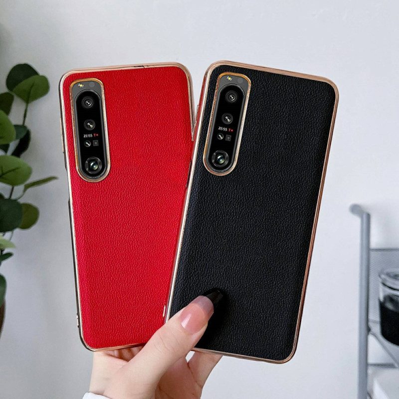 Cover Sony Xperia 1 IV Pelle Vera