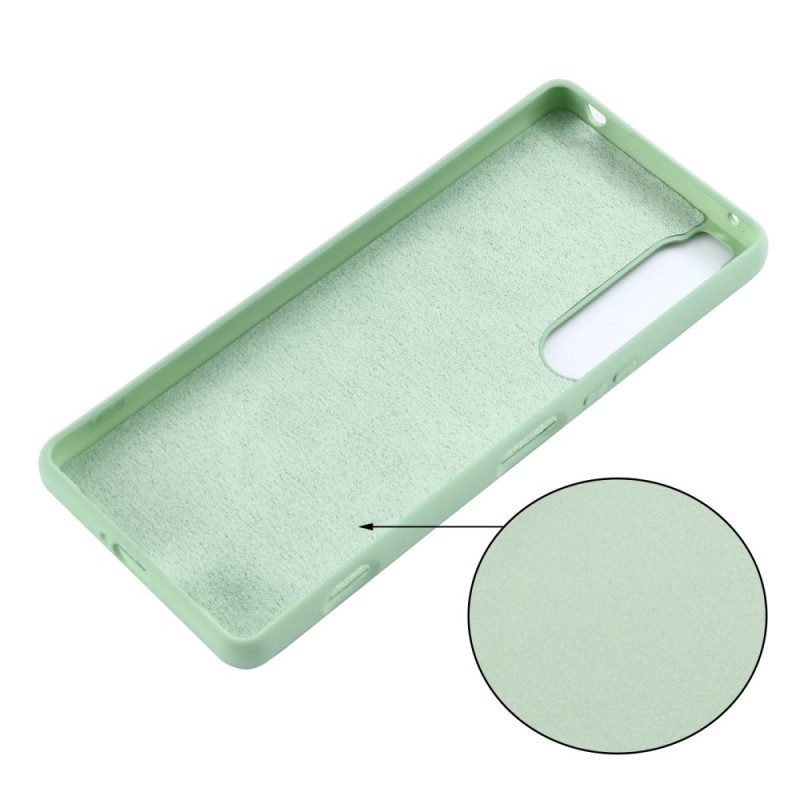 Cover Sony Xperia 1 IV Silicone Liquido Strappy