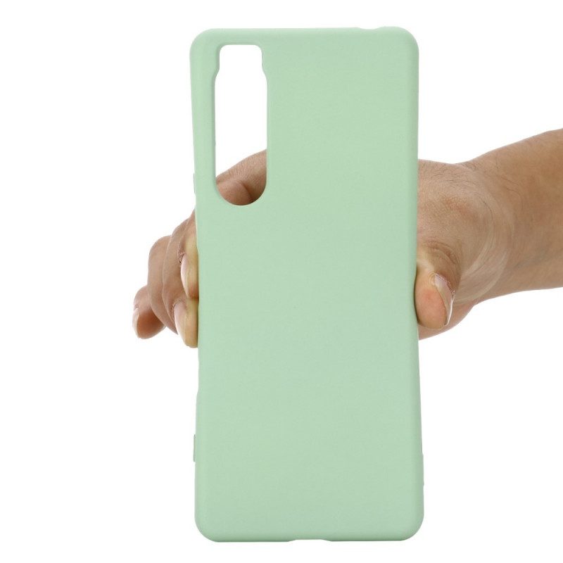 Cover Sony Xperia 1 IV Silicone Liquido Strappy