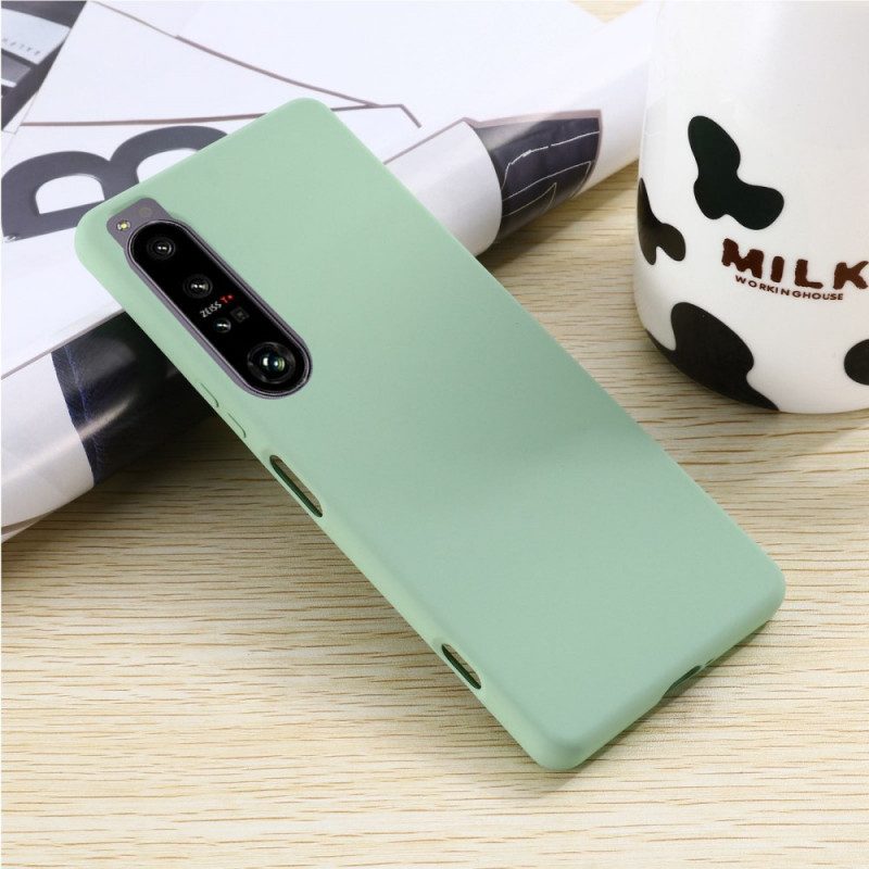 Cover Sony Xperia 1 IV Silicone Liquido Strappy