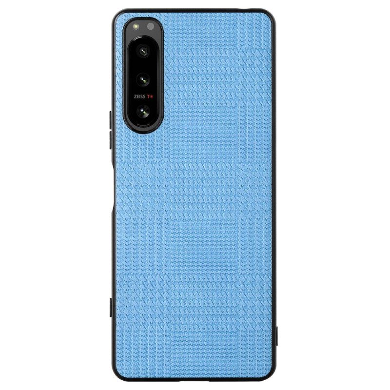 Cover Sony Xperia 1 IV Stile Tessuto Vili