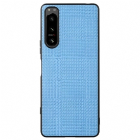 Cover Sony Xperia 1 IV Stile Tessuto Vili