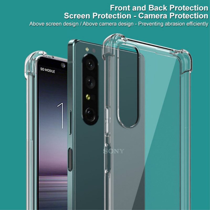 Cover Sony Xperia 1 IV Trasparente Con Imak Screen Film