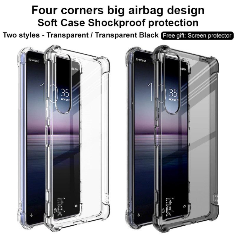 Cover Sony Xperia 1 IV Trasparente Con Imak Screen Film