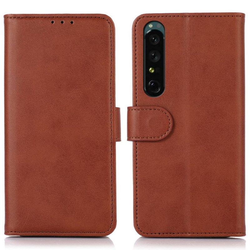 Custodia A Portafoglio Sony Xperia 1 IV Stile In Pelle