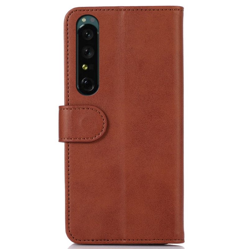 Custodia A Portafoglio Sony Xperia 1 IV Stile In Pelle