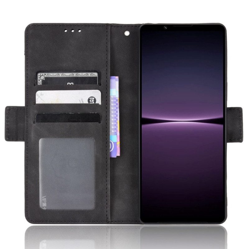 Custodia in pelle Sony Xperia 1 IV Classe Premier Multi-carta