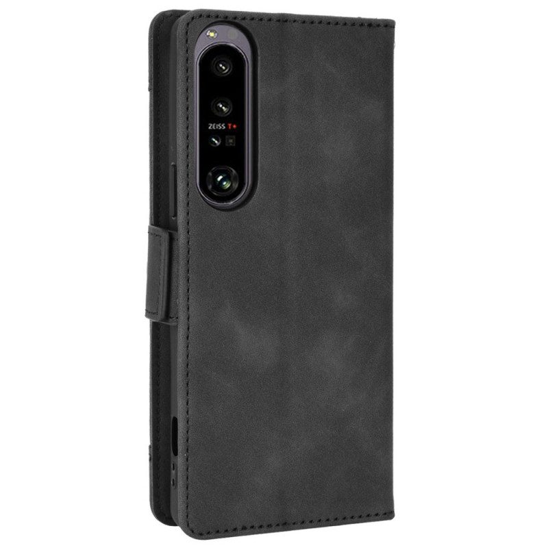 Custodia in pelle Sony Xperia 1 IV Classe Premier Multi-carta