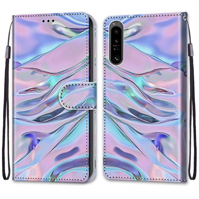 Custodia in pelle Sony Xperia 1 IV Come Vernice