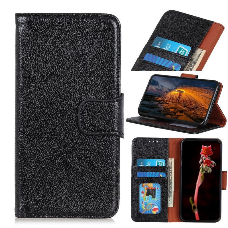 Custodia in pelle Sony Xperia 1 IV Crosta Di Nappa