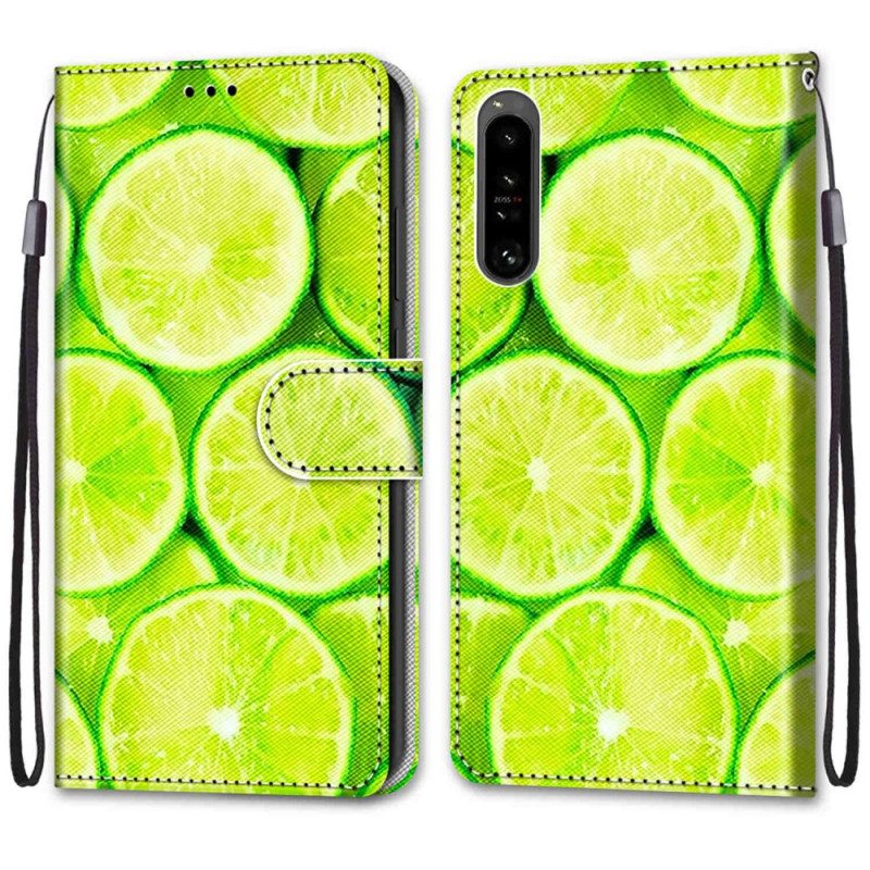 Custodia in pelle Sony Xperia 1 IV Limes