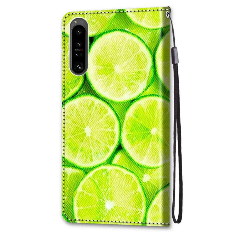 Custodia in pelle Sony Xperia 1 IV Limes